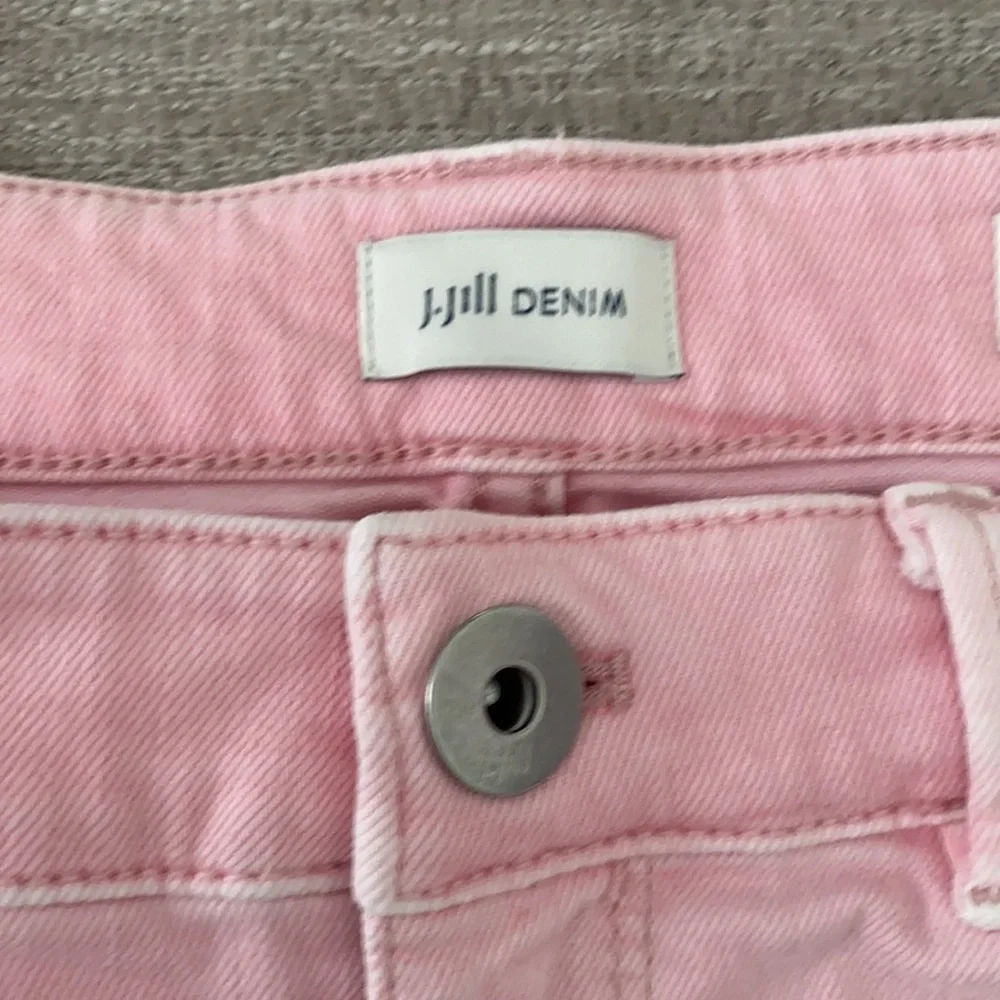 J.Jill authentic fit cropped pink jeans Size 10 Tall - Picture 7 of 9